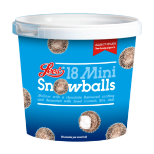 Lees 18 mini snowballs tub