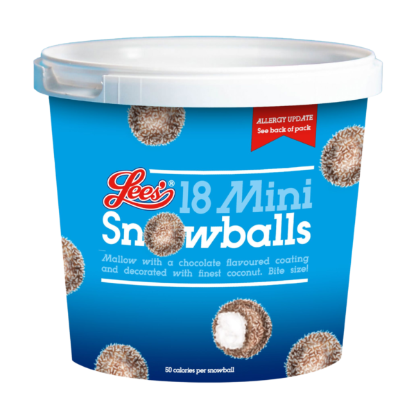 Lees 18 mini snowballs tub