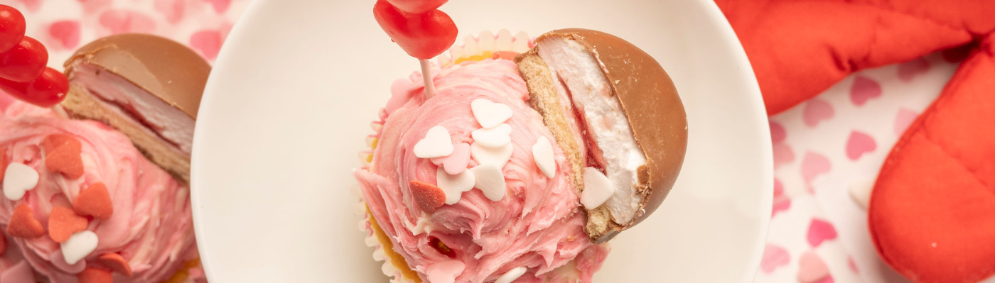 Teacake Valentines Cupcakes